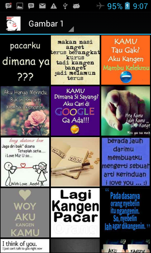Gambar Kata Kangen Rindu By Gogoindo Video Players
