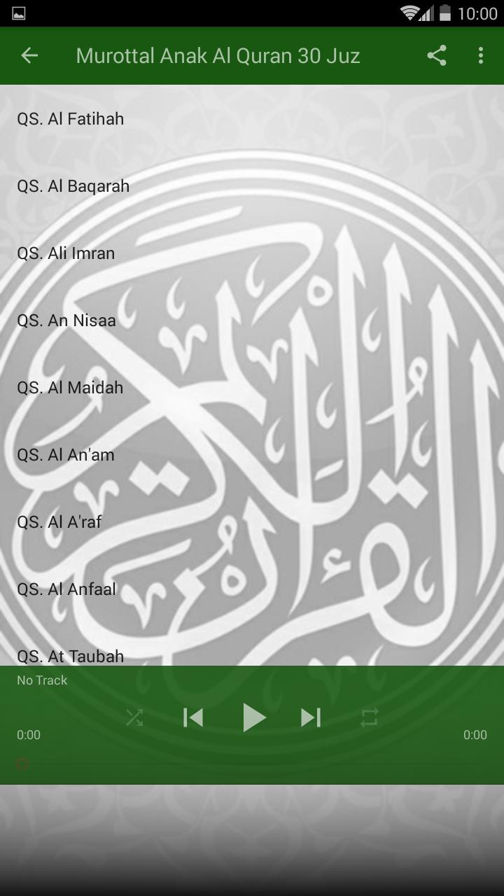 Bacaan Al Quran Full 30 Juz Mp3 For Android Apk Download