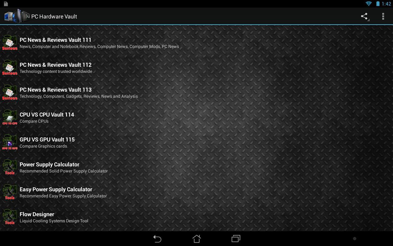 Pc Computer Hardware Vault For Android Apk Download