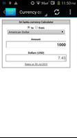 Sri Lanka Exchange rate and converter Plakat