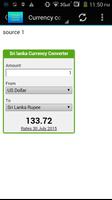 Sri Lanka Exchange rate and converter capture d'écran 1