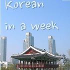 Korean in a week (free) icône