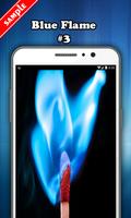 Blue Flame Wallpaper syot layar 3