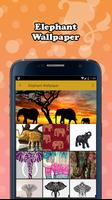 Elephant Wallpaper Affiche