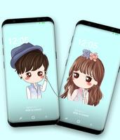 Couple Wallpaper (For Two Phone) 포스터