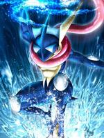 Ash Greninja Poke Wallpaper Art screenshot 3