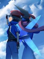 Ash Greninja Poke Wallpaper Art screenshot 1