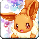 Eeevee Cute Poke Art Wallpaper icône