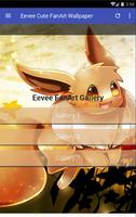 Eeevee Cute Poke Art Wallpaper Affiche