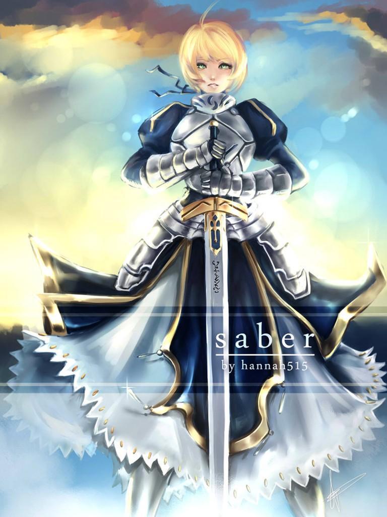 Android 用の Fate Saber Anime Wallpaper Apk をダウンロード