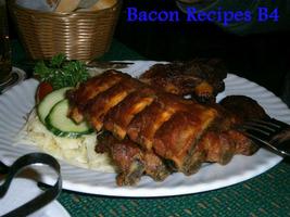 Bacon Recipes B4 plakat