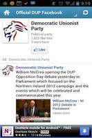 2 Schermata DUP - Northern Ireland`s Party