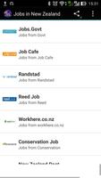 Jobs in New Zealand الملصق