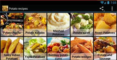 Potato recipes الملصق