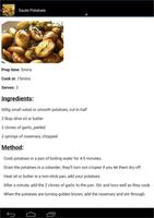 Potato recipes تصوير الشاشة 1