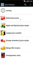 Juice Recipes Affiche