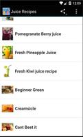 Juice Recipes capture d'écran 1