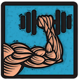 Weight training exercises أيقونة