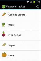 Vegetarian recipes capture d'écran 1
