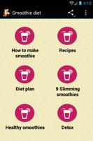 Smoothie diet poster