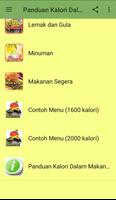 Panduan Kalori Dalam Makanan Screenshot 2
