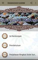 PANDUAN SOLAT SUNAT TARAWIH الملصق