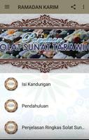 PANDUAN SOLAT SUNAT TARAWIH Affiche