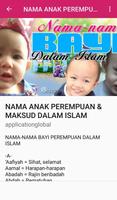 MAKSUD NAMA BAYI DALAM ISLAM скриншот 2