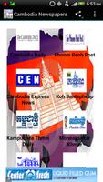 Cambodia Newspapers plakat