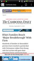 Cambodia Newspapers capture d'écran 3