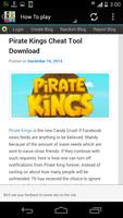 New Pirate King Guide capture d'écran 2