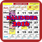 Kalender Tahun 2016 icon