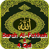 Surah Al-Fatihah & 4 Qul MP3 icône