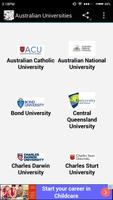 Australian Universities Affiche