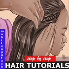 Hair Styles and Tutorials आइकन