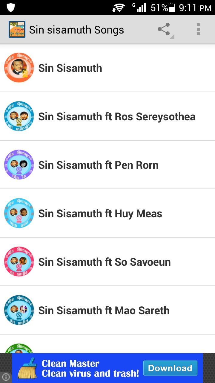 Sin Sisamuth Songs APK for Android Download