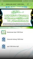 AMALAN AYAT 1000 DINAR gönderen