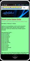 Surah Lazim Dalam Solat Ekran Görüntüsü 3