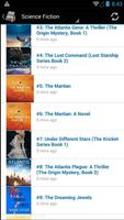Kindle best sellers in fiction تصوير الشاشة 1