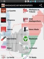MADAGASCAR NEWSPAPERS plakat