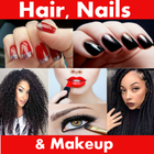 HAIR NAILS AND MAKEUP ikona