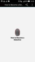 How to Become a Detective Affiche
