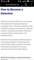 How to Become a Detective capture d'écran 1