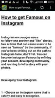 How to get Famous on Instagram স্ক্রিনশট 1
