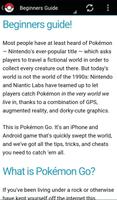 Guide for Pokémon Go Players 截图 1