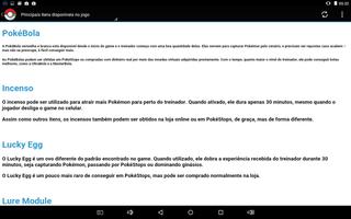 Guia Pokémon GO Brasil captura de pantalla 2