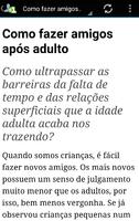 Como Fazer Amigos Após Adulto 스크린샷 1