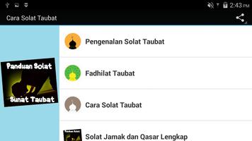 Cara Solat Taubat Lengkap poster