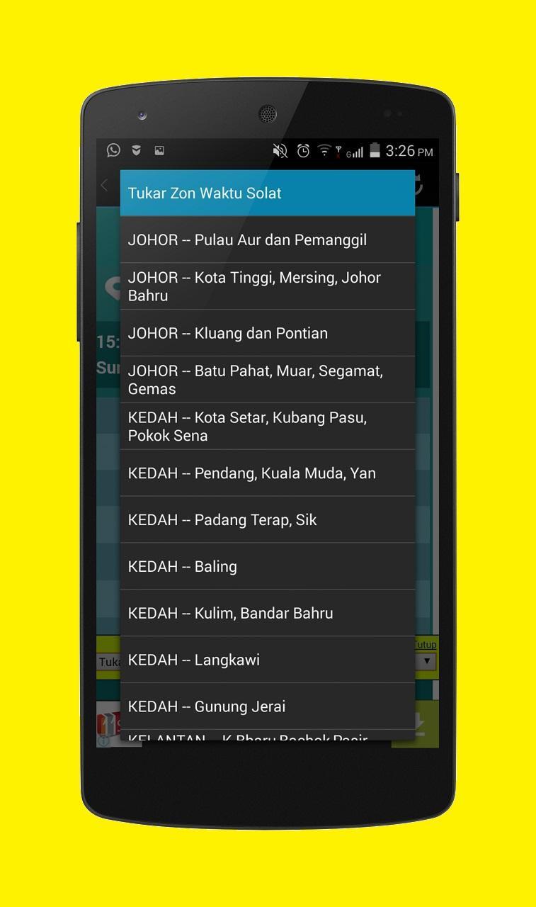 Waktu Solat Malaysia For Android Apk Download