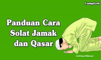 Panduan Solat Jamak Qasar plakat